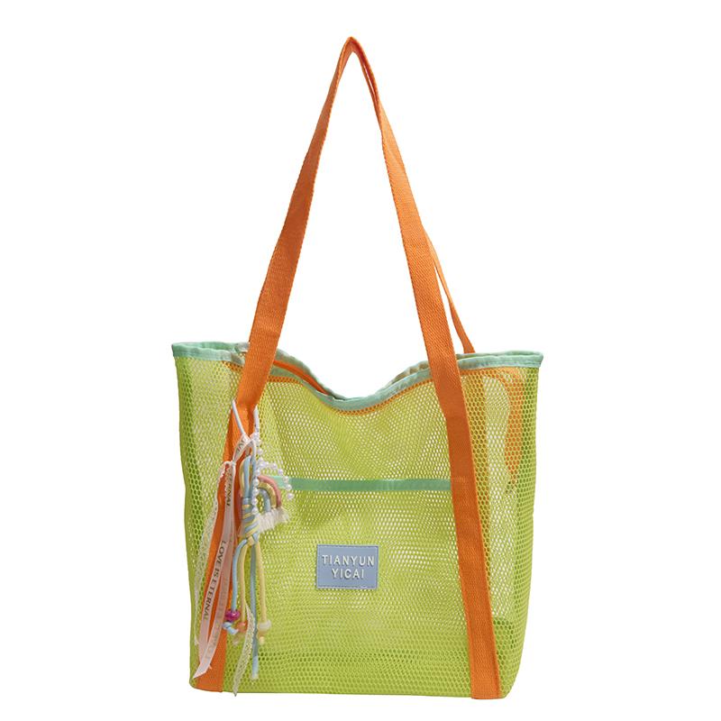 Portable Mesh Handbag with Zipper Summer Shoulder Handbag Foldable Beach Accessories for Swimming Travel & Vacation Essentials жовтий
Portable Mesh Handbag with Zipper Summer Shoulder Handbag Foldable Beach Accessories for Swimming Travel & Vacation Essentials жовтий
