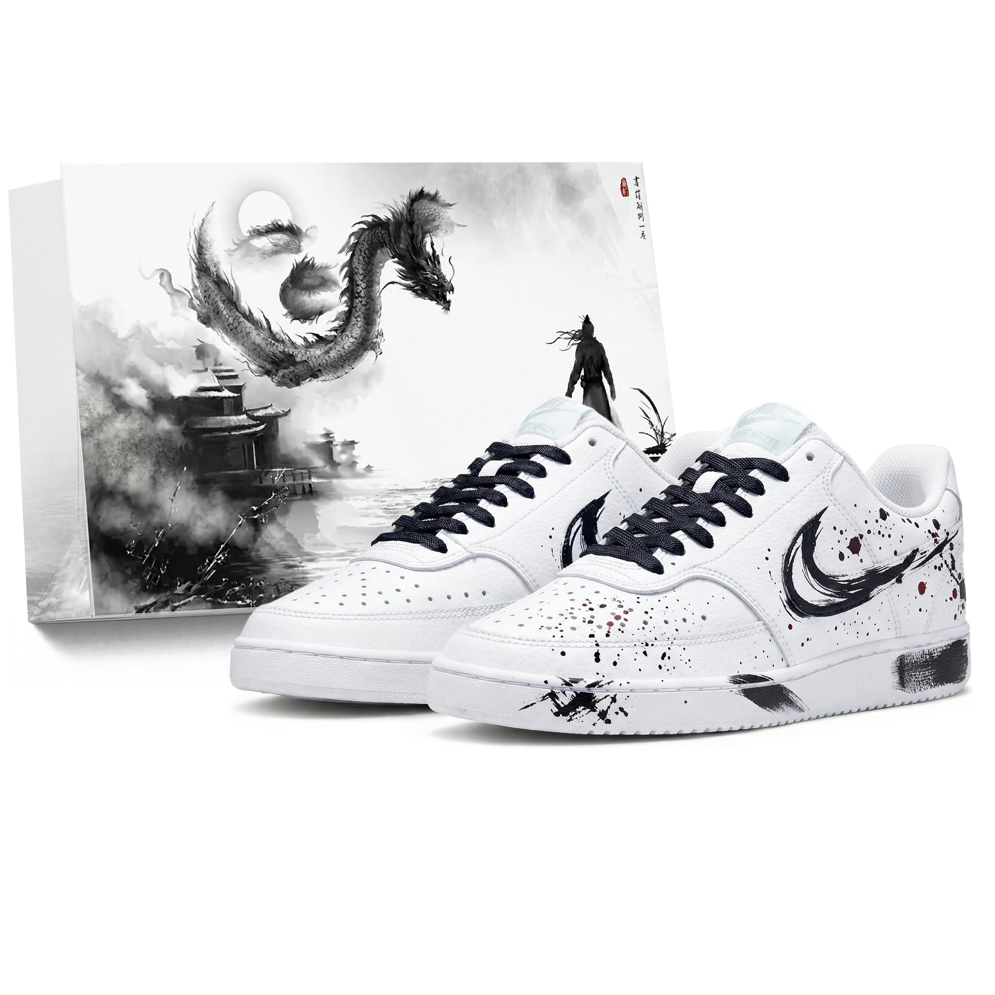 Nike Court Vision 1 Low Shopping Bag, Chinoiserie, Aiming At The Mountains And Rivers Slip Resistant And Breathable DH2987-100(Team-S-BOX) 42
Nike Court Vision 1 Low Shopping Bag, Chinoiserie, Aiming At The Mountains And Rivers Slip Resistant And Breathable DH2987-100(Team-S-BOX) 42