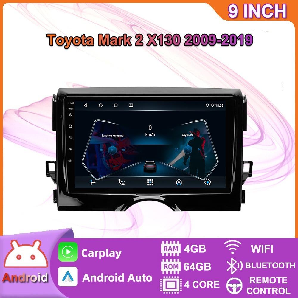 Android 2 Din Автомобільний мультимедійний плеєр для Toyota Mark 2 X130 2009-2019 Штатний пристрій Стерео Carplay GPS Навігація BT WIFI 4+64GB 2+32GB
Android 2 Din Автомобільний мультимедійний плеєр для Toyota Mark 2 X130 2009-2019 Штатний пристрій Стерео Carplay GPS Навігація BT WIFI 4+64GB 2+32GB
