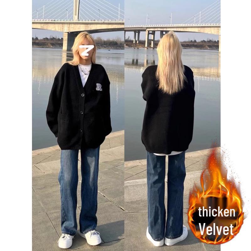 Women s Autumn High-Waisted Fleece-Lined Wide-Leg Jeans: Versatile, Loose, Straight-Leg, Plus-Size Slimming Trend. 3XL
Women s Autumn High-Waisted Fleece-Lined Wide-Leg Jeans: Versatile, Loose, Straight-Leg, Plus-Size Slimming Trend. 3XL