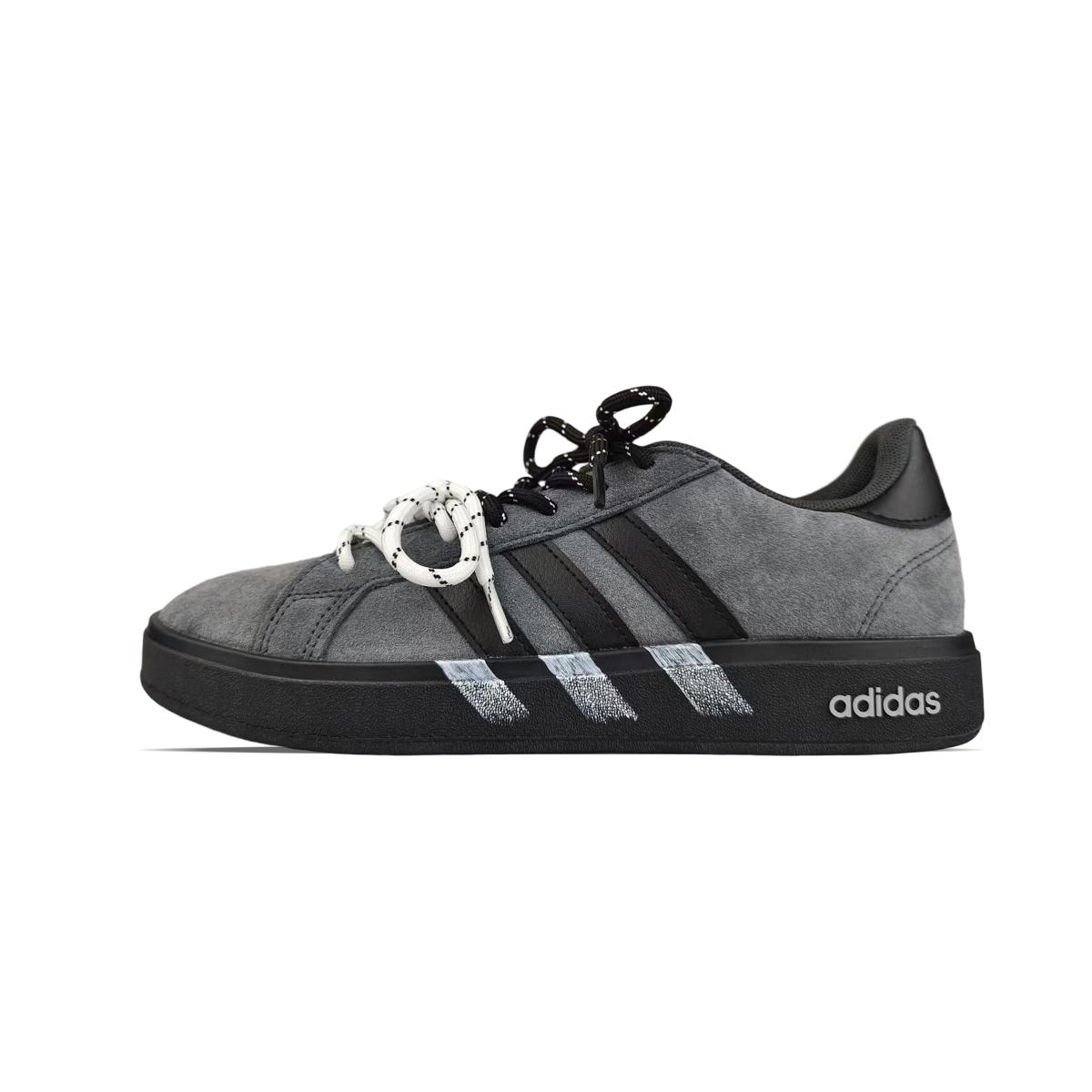 Adidas Grand Court Base 00s Synthetic Leather, Split Cow Leather Low top Skateboard Shoes Unisex Gray JR5542(Team478-) 38
Adidas Grand Court Base 00s Synthetic Leather, Split Cow Leather Low top Skateboard Shoes Unisex Gray JR5542(Team478-) 38