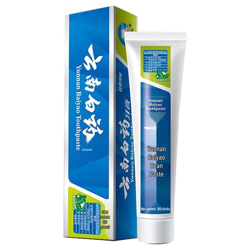 Yunnan Baiyao Mint Fresh Toothpaste 100g
Yunnan Baiyao Mint Fresh Toothpaste 100g