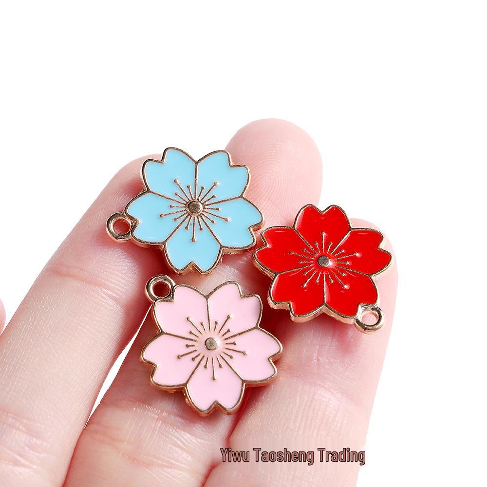 Cherry Blossom Drip Oil Alloy Pendant for DIY Jewelry: Earrings, Bracelets, Hair Accessories, and Phone Charms 10 pieces/pack/17.8*19.7mm/Hole diameter 1.9mm розовый
Cherry Blossom Drip Oil Alloy Pendant for DIY Jewelry: Earrings, Bracelets, Hair Accessories, and Phone Charms 10 pieces/pack/17.8*19.7mm/Hole diameter 1.9mm розовый