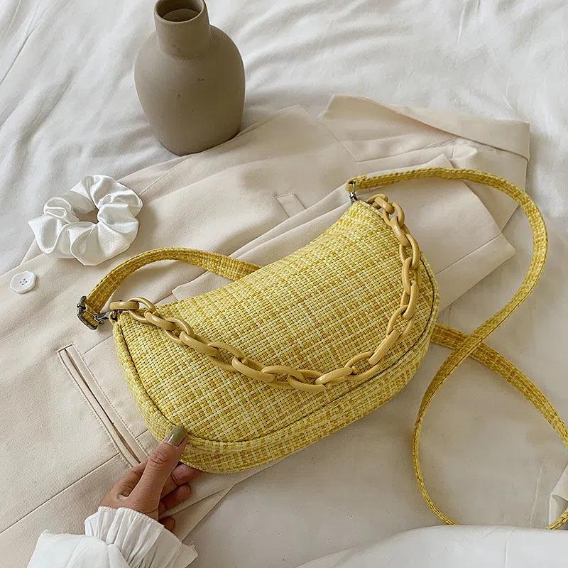 Сумка на четыре сезона, сумка подмышки с текстурой Tide, сумка на плечо для пожилых людей, модные универсальные женские сумки жёлтый
Сумка на четыре сезона, сумка подмышки с текстурой Tide, сумка на плечо для пожилых людей, модные универсальные женские сумки жёлтый