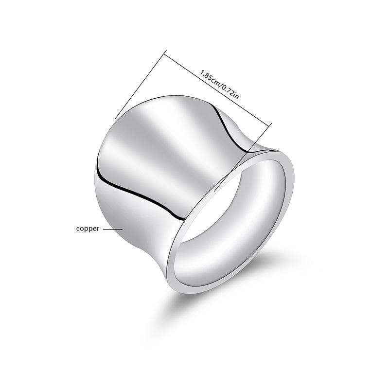 Copper electroplated gold curvature closed glossy ring, women s temperament advanced sense of European and American style fashion ring no. 8 срібний
Copper electroplated gold curvature closed glossy ring, women s temperament advanced sense of European and American style fashion ring no. 8 срібний