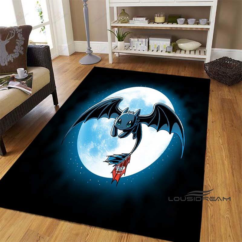 Various sizes of How to Train Your Dragon Toothless pattern rugs, cartoon style, suitable for bedrooms, living rooms, sofa 60x90cm
Various sizes of How to Train Your Dragon Toothless pattern rugs, cartoon style, suitable for bedrooms, living rooms, sofa 60x90cm