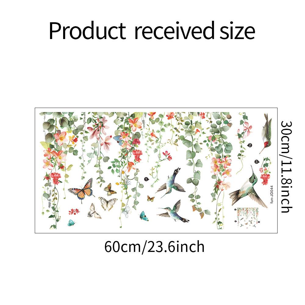 Creative Green Plants Flowers Vines Glass Windows Home Landscaping Decoration Electrostatic Uv Window Stickers 30x60CM
Creative Green Plants Flowers Vines Glass Windows Home Landscaping Decoration Electrostatic Uv Window Stickers 30x60CM