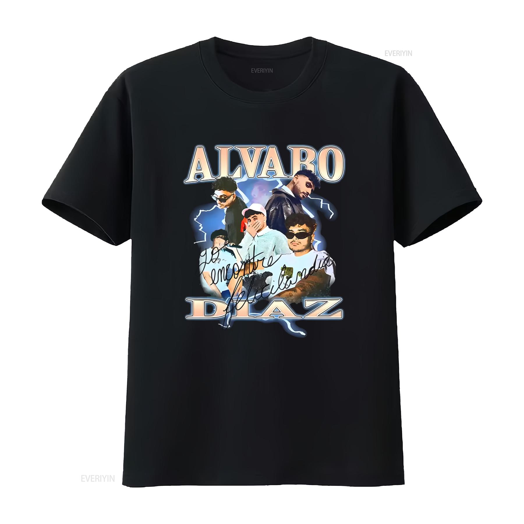 Alvaro Diaz Signature T shirt Stylish Design with Group Image Perfect Fan for Lovers vintage Washed Slightly Comfortable Casual 4XL
Alvaro Diaz Signature T shirt Stylish Design with Group Image Perfect Fan for Lovers vintage Washed Slightly Comfortable Casual 4XL