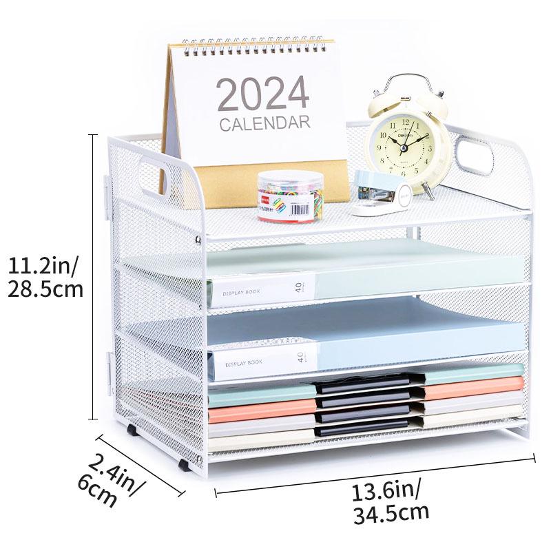 Punch-Free Wrought Iron Desktop File Storage Rack - Multi-Layer Organizer for Office Supplies
Punch-Free Wrought Iron Desktop File Storage Rack - Multi-Layer Organizer for Office Supplies