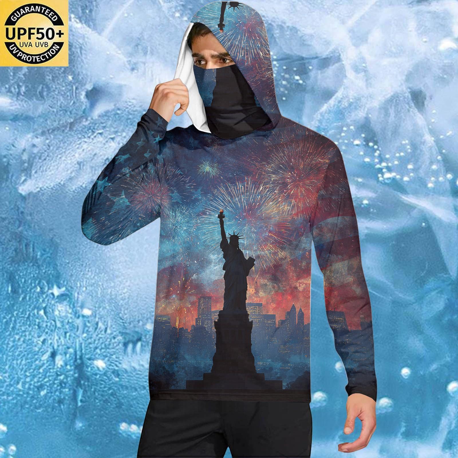 Men s Casual Long Sleeve Hoodie Sunscreen Shirt Lightweight Breathable Independent Day Printed Pullover Top for Outdoor Activities XL чорний
Men s Casual Long Sleeve Hoodie Sunscreen Shirt Lightweight Breathable Independent Day Printed Pullover Top for Outdoor Activities XL чорний