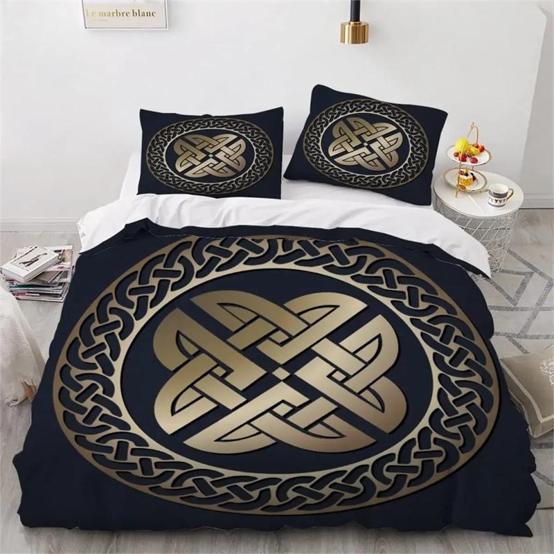 Viking Duvet Cover Set Nordic Runes Print King Size 2 3pcs Soft Polyester Bedding for Kids Teens Men 135X200cm-2pcs
Viking Duvet Cover Set Nordic Runes Print King Size 2 3pcs Soft Polyester Bedding for Kids Teens Men 135X200cm-2pcs