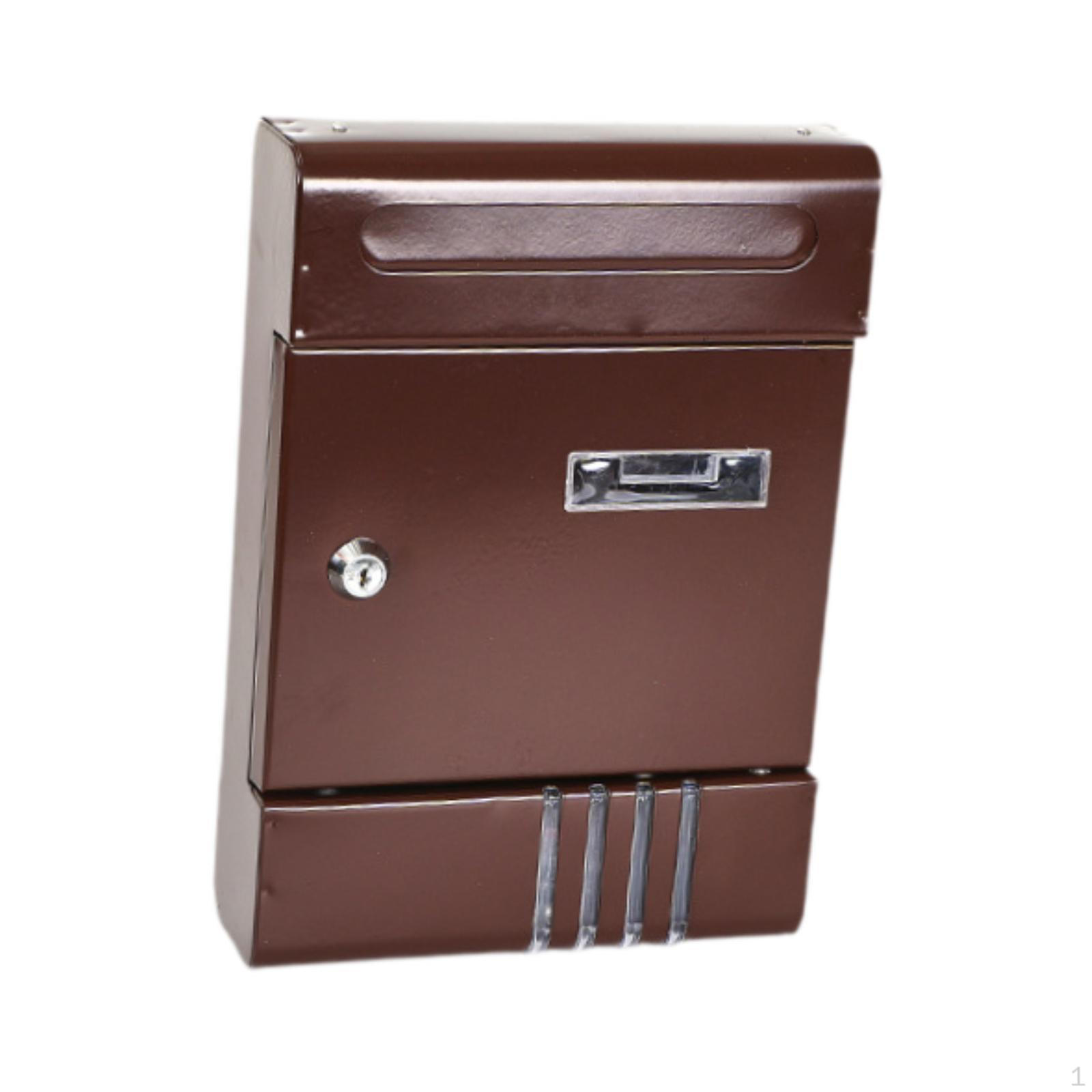 Собранный почтовый ящик, запираемый почтовый ящик, почтовый ящик для ворот, внешний коричневый
Собранный почтовый ящик, запираемый почтовый ящик, почтовый ящик для ворот, внешний коричневый