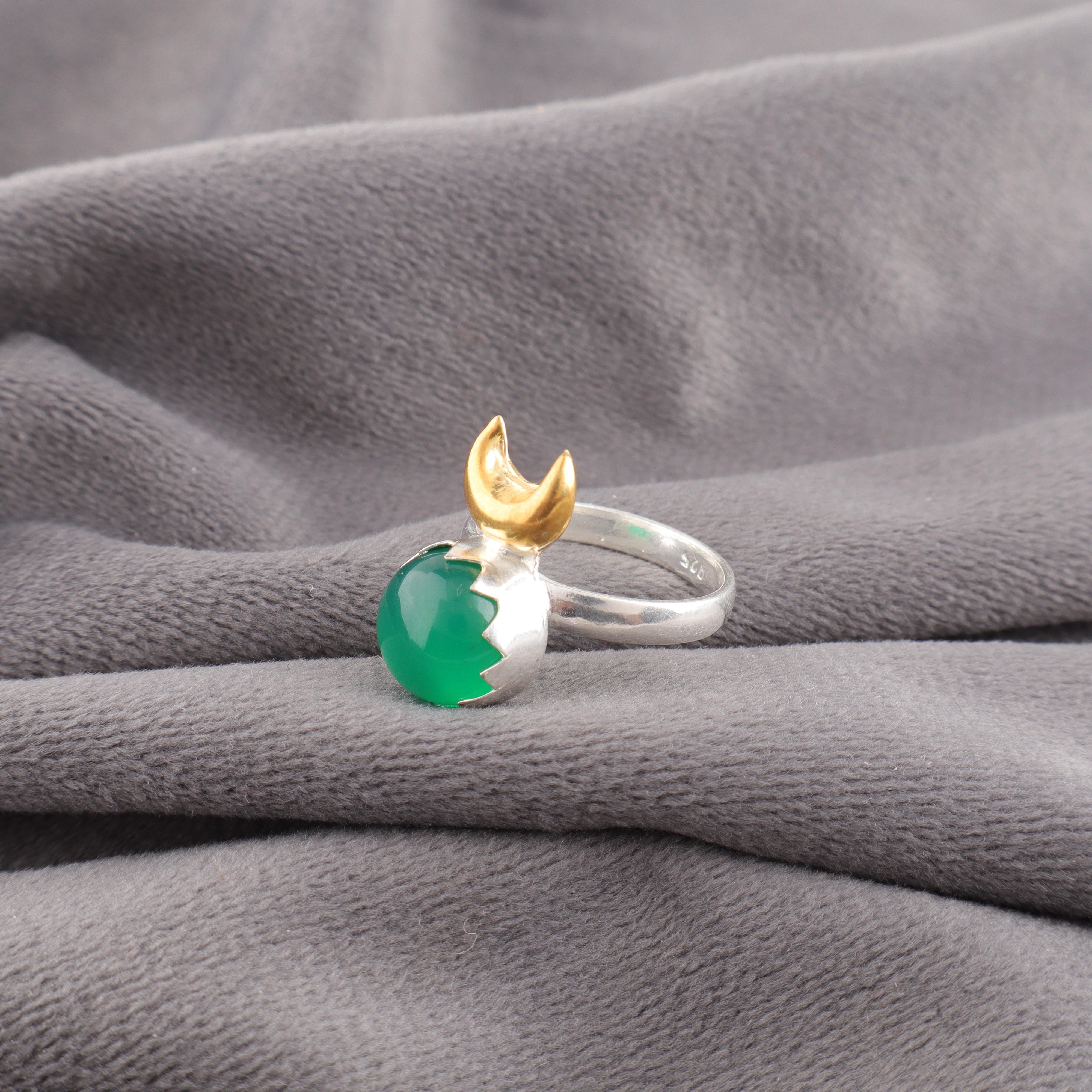 Кольцо из стерлингового серебра 925 пробы с кабошоном из зеленого оникса, Ювелирное изделие ручной работы с драгоценным камнем, Подарки для жены, Дизайнерское кольцо, Бохо подарок для нее 12 зелёный
Кольцо из стерлингового серебра 925 пробы с кабошоном из зеленого оникса, Ювелирное изделие ручной работы с драгоценным камнем, Подарки для жены, Дизайнерское кольцо, Бохо подарок для нее 12 зелёный