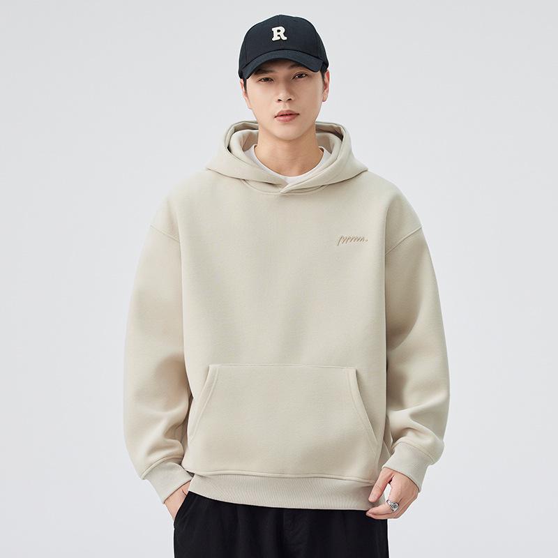 Men s Grey Heavyweight Hoodie with American Letter Embroidery - Loose Fit for Autumn/Winter 2XL (156-170 lbs) бежевий/сірий
Men s Grey Heavyweight Hoodie with American Letter Embroidery - Loose Fit for Autumn/Winter 2XL (156-170 lbs) бежевий/сірий