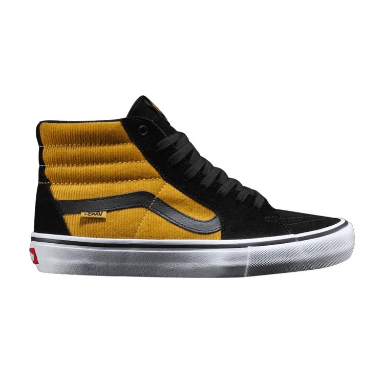 Кроссовки унисекс Vans SK8-Hi Pro Corduroy Pack Желтый Черный Желтый VN0A45JDVFC 
Кроссовки унисекс Vans SK8-Hi Pro Corduroy Pack Желтый Черный Желтый VN0A45JDVFC