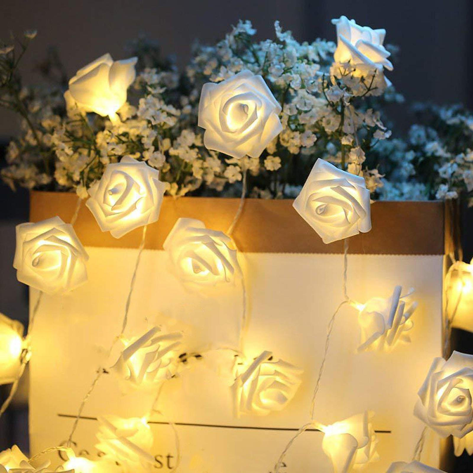 LED Rose Flower String Lights Flowers Fairy Light for Wedding Garden
LED Rose Flower String Lights Flowers Fairy Light for Wedding Garden