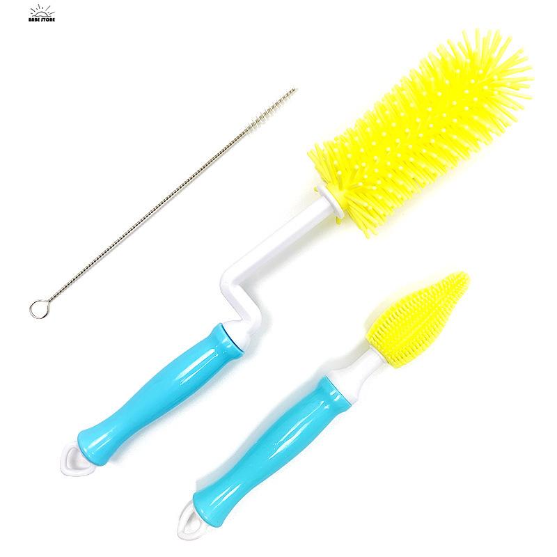 Silicone Bottle Cleaning Brush Baby Pacifier Straw Scrubber Small Brush 360 Degree Glass Cup Washing Kitchen Cleaning Tool Collection жовтий
Silicone Bottle Cleaning Brush Baby Pacifier Straw Scrubber Small Brush 360 Degree Glass Cup Washing Kitchen Cleaning Tool Collection жовтий