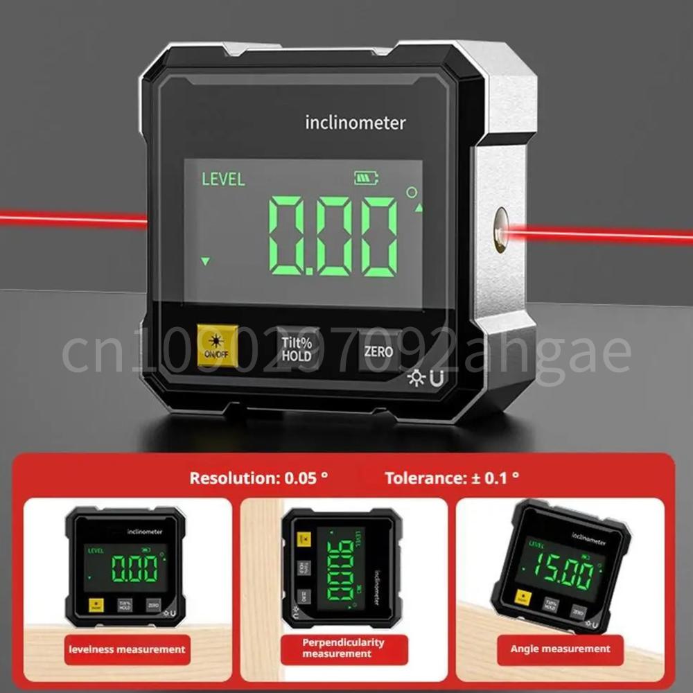 4-Sided Magnetic Inclinometer LED Screen Digital Angle Measure Instrument Slope Measuring Meter Woodworking Measuring Tool China Mainland
4-Sided Magnetic Inclinometer LED Screen Digital Angle Measure Instrument Slope Measuring Meter Woodworking Measuring Tool China Mainland