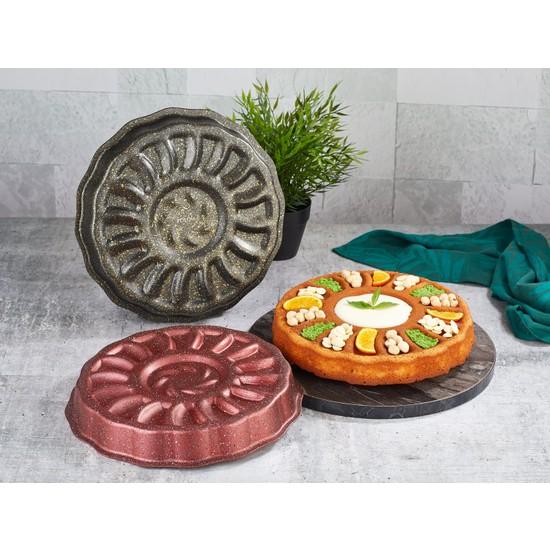 Форма для торта Polo Chef Almira Granite с антипригарным покрытием, огнеупорная, 28 см 
Форма для торта Polo Chef Almira Granite с антипригарным покрытием, огнеупорная, 28 см