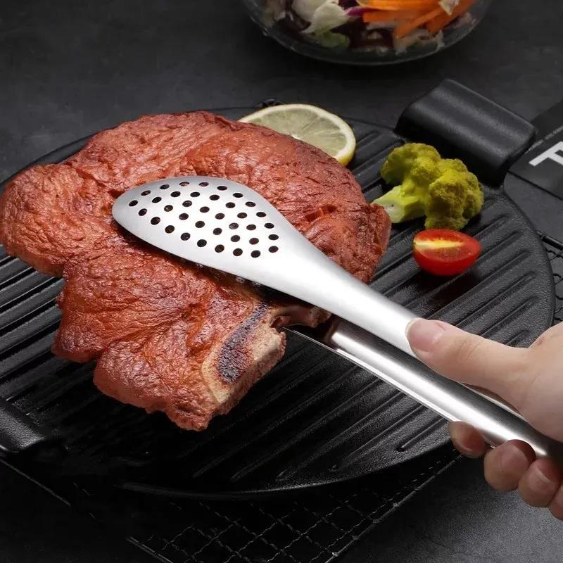 2025 BBQ Tongs Steak Stainless Steel Food Tongs Kitchen Utensils Buffet Cooking Tool Anti Heat Bread Clip Pastry Clamp Utensil Tongs for BBQ HK21-0005-9inch
2025 BBQ Tongs Steak Stainless Steel Food Tongs Kitchen Utensils Buffet Cooking Tool Anti Heat Bread Clip Pastry Clamp Utensil Tongs for BBQ HK21-0005-9inch