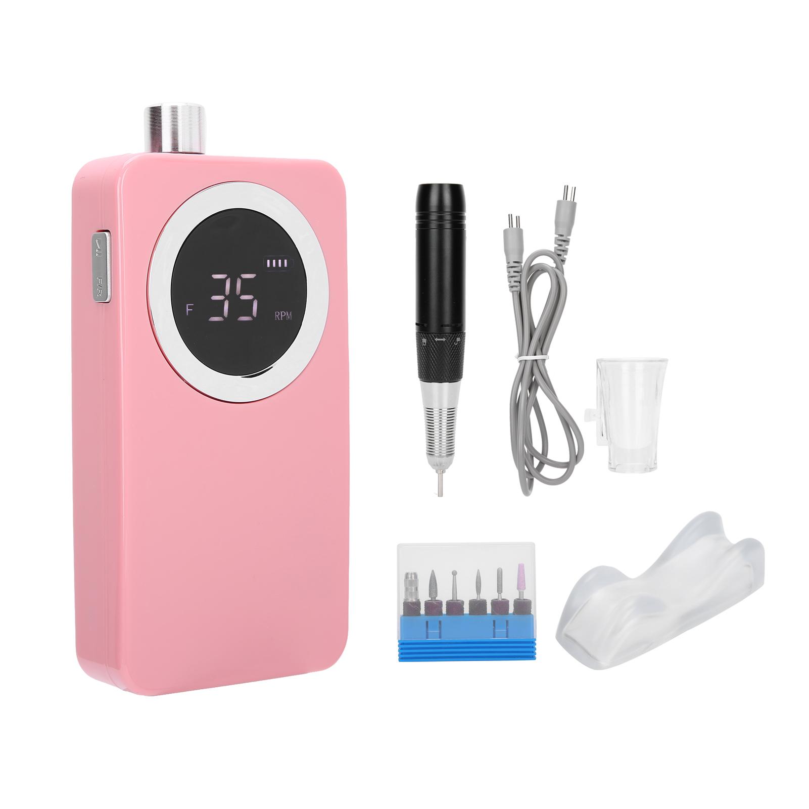 35000 rpm Electric Nail Drill Potable Nail Grinding Machine Polishing Pedicure Manicure ToolUS Plug EU Plug
35000 rpm Electric Nail Drill Potable Nail Grinding Machine Polishing Pedicure Manicure ToolUS Plug EU Plug