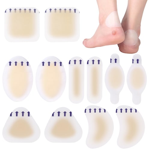 Selinear Thickened Anti-Blister Tape, 12-Pack, Transparent Gel Pads, Waterproof Foam Pain Relief Sheets, Stealth Wear-Resistant, Polishes Toes, Forefo
Selinear Thickened Anti-Blister Tape, 12-Pack, Transparent Gel Pads, Waterproof Foam Pain Relief Sheets, Stealth Wear-Resistant, Polishes Toes, Forefo