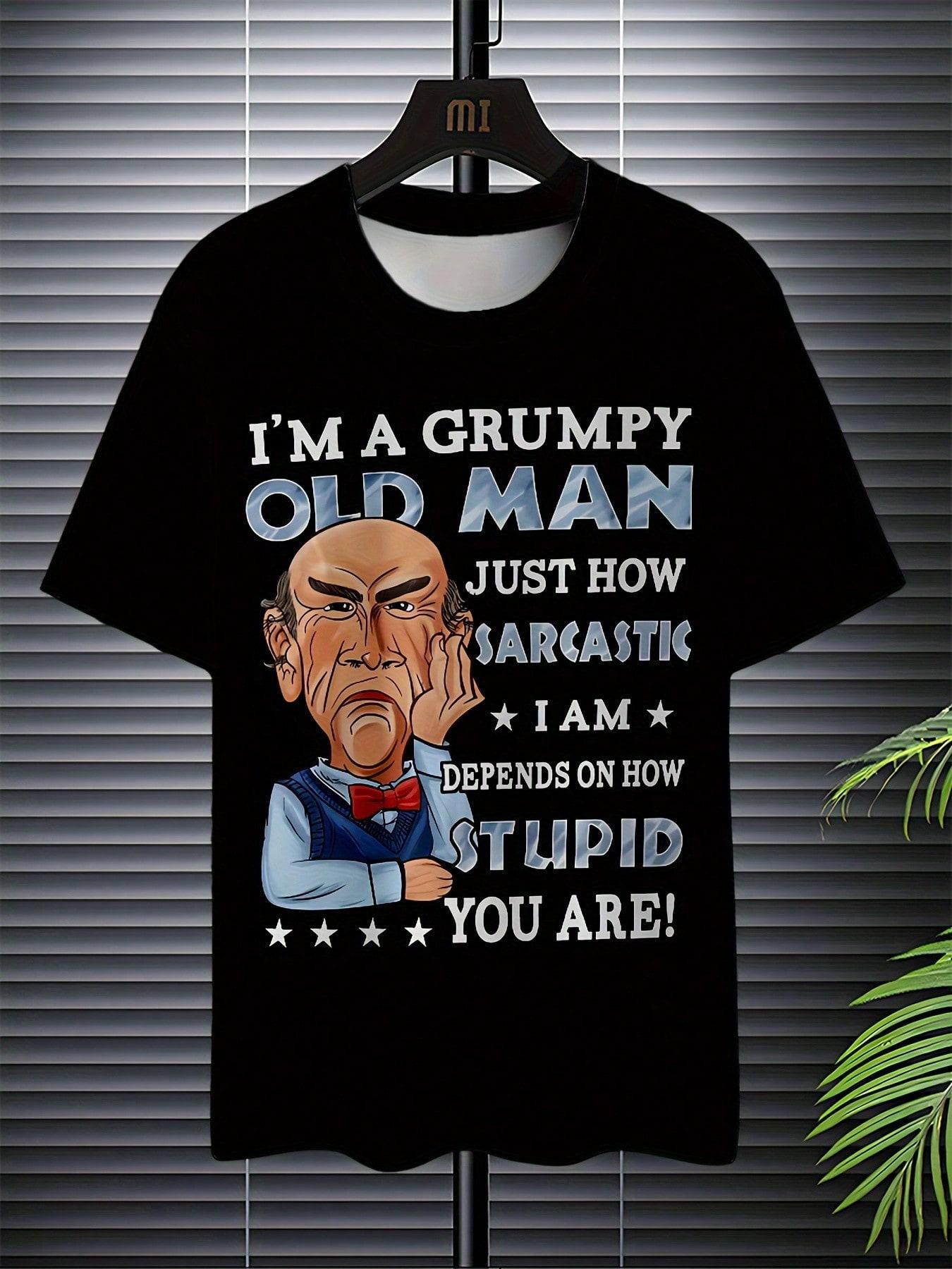 Mens Humorous 3D Digital Print TShirt Grumpy Old for Man Sarcastic Quote Casual Crew Neck Short Sleeve Machine Washable 4XL
Mens Humorous 3D Digital Print TShirt Grumpy Old for Man Sarcastic Quote Casual Crew Neck Short Sleeve Machine Washable 4XL