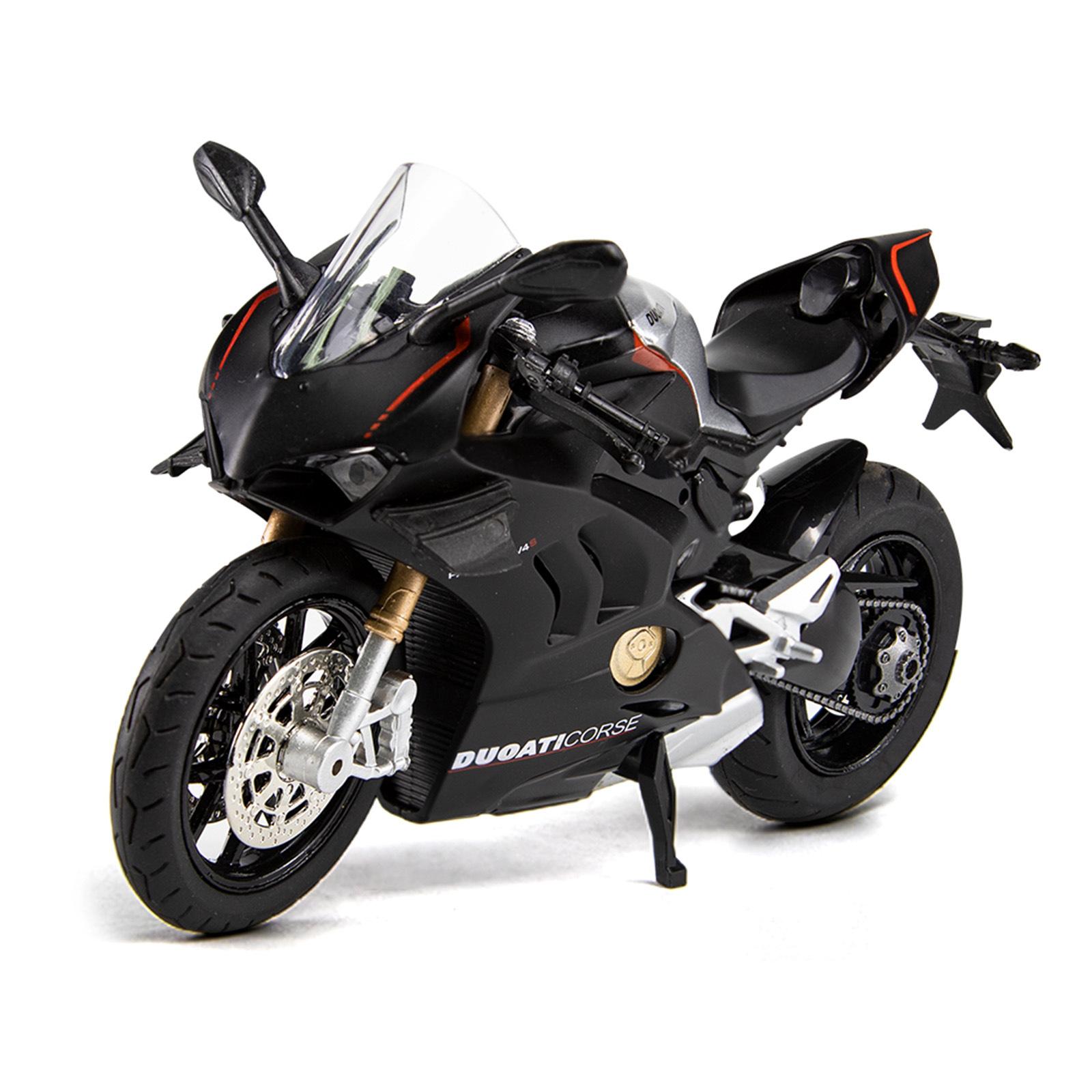 Модель мотоцикла Ducati Panigale V4S масштабу 1/12, литийований сплав, прикраси для комп ютерного столу, модний дисплей, подарунок для друга, дитячі іграшки червоний
Модель мотоцикла Ducati Panigale V4S масштабу 1/12, литийований сплав, прикраси для комп ютерного столу, модний дисплей, подарунок для друга, дитячі іграшки червоний