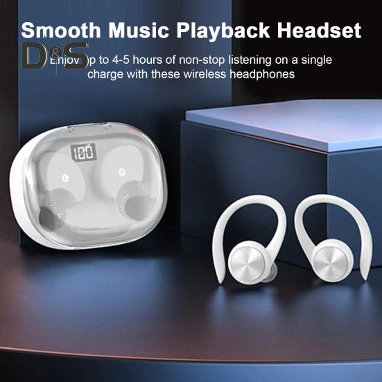 Совместимые с Bluetooth наушники 5.3 с зарядным устройством и микрофоном, светодиодным цифровым дисплеем батареи, стереозвуком, сенсорным управлением, спортивные наушники для активного отдыха белый
Совместимые с Bluetooth наушники 5.3 с зарядным устройством и микрофоном, светодиодным цифровым дисплеем батареи, стереозвуком, сенсорным управлением, спортивные наушники для активного отдыха белый