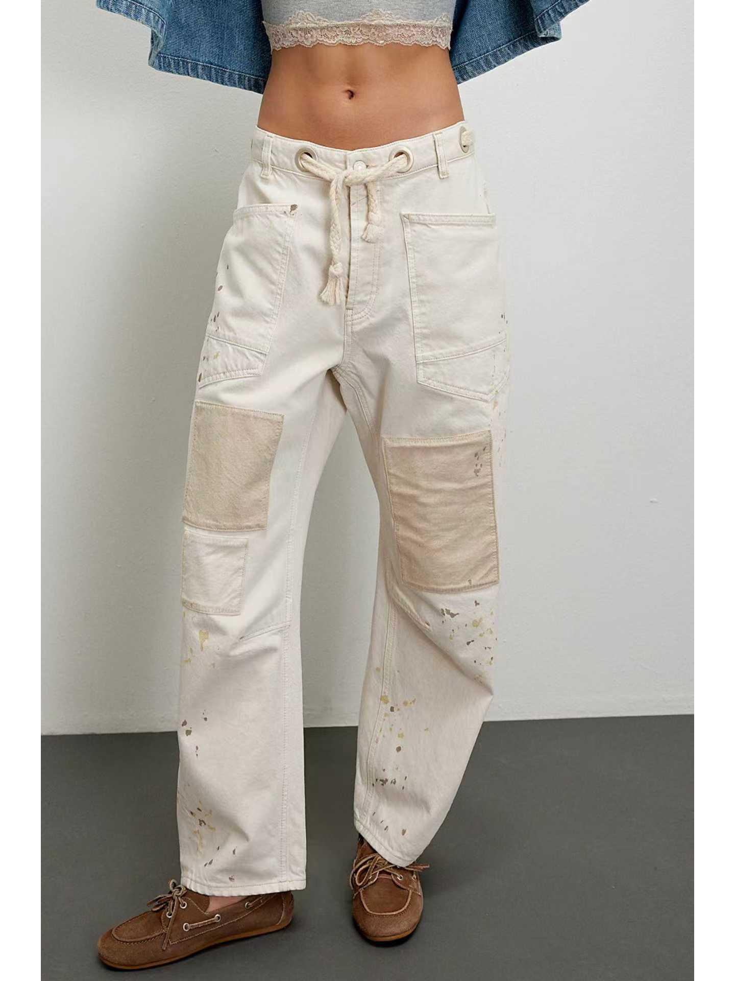 European-American Retro Patchwork Straight-Leg Jeans - Eight Colors Fashion Splatter Style Extra Large
European-American Retro Patchwork Straight-Leg Jeans - Eight Colors Fashion Splatter Style Extra Large