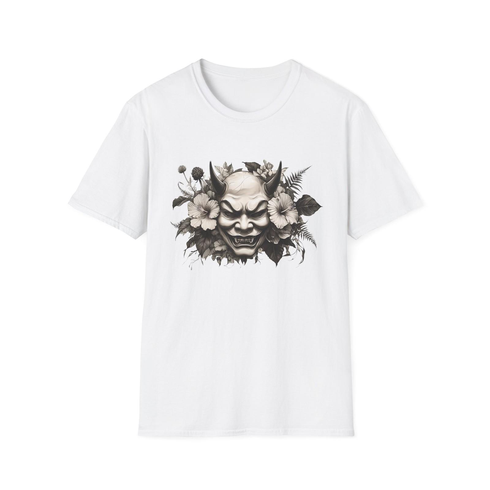 Floral Oni Demon Mask Tee - Unique Graphic T-Shirt, Alternative Fashion, Casual 5XL різнокольоровий
Floral Oni Demon Mask Tee - Unique Graphic T-Shirt, Alternative Fashion, Casual 5XL різнокольоровий