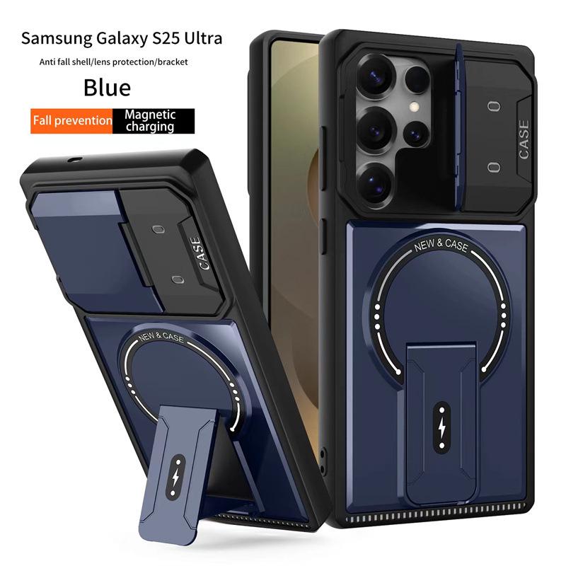 Магнитный чехол Samsung S26 Ultra с держателем для крышки объектива - A57 Ударопрочный, S25 Защитный жесткий чехол A55 глубокий/синий
Магнитный чехол Samsung S26 Ultra с держателем для крышки объектива - A57 Ударопрочный, S25 Защитный жесткий чехол A55 глубокий/синий