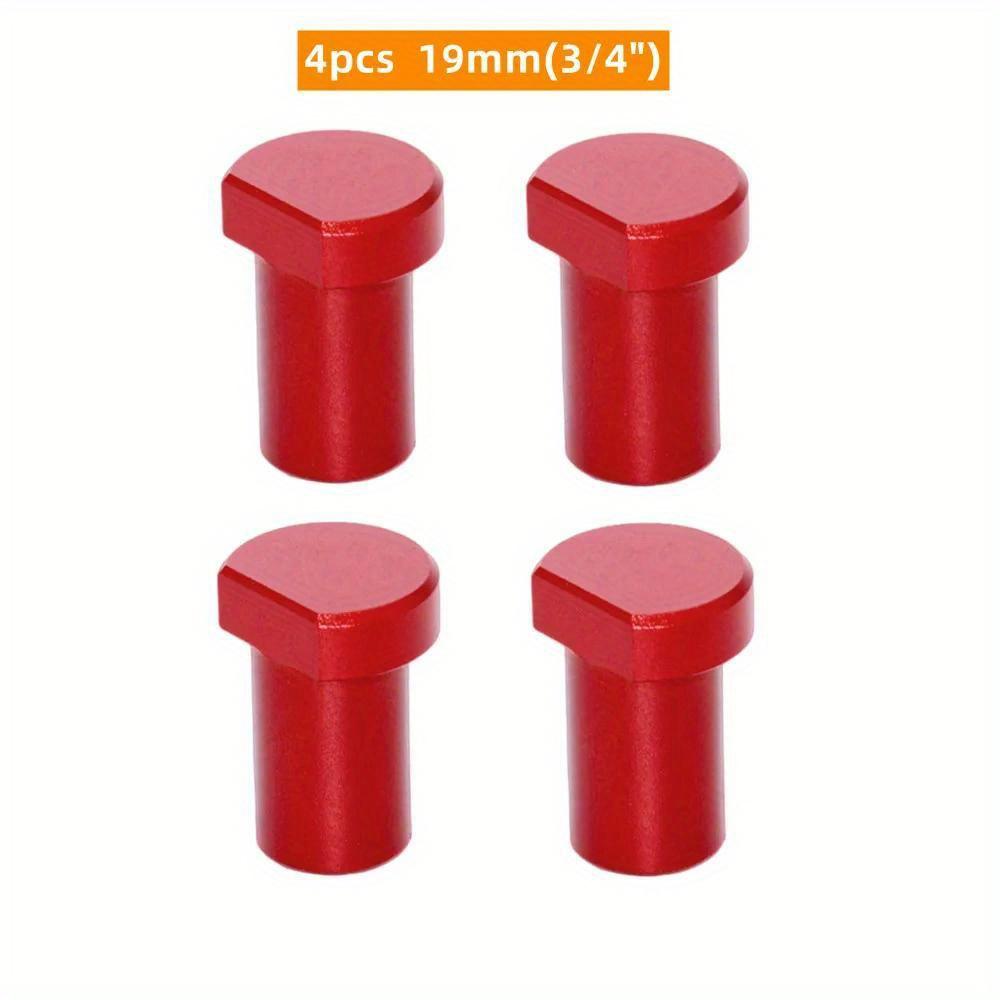 4Pcs Workbench Peg Brake Dogs, Woodworking Bench Clamp 19/20mm Aluminum Alloy Stopper, Workshop Table Limit Block Tools 4Pcs 19mm Red
4Pcs Workbench Peg Brake Dogs, Woodworking Bench Clamp 19/20mm Aluminum Alloy Stopper, Workshop Table Limit Block Tools 4Pcs 19mm Red