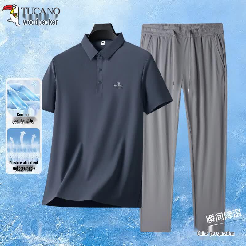 TUCANO Men s Ice Silk Polo Shirt & Pants Set 3XL
TUCANO Men s Ice Silk Polo Shirt & Pants Set 3XL