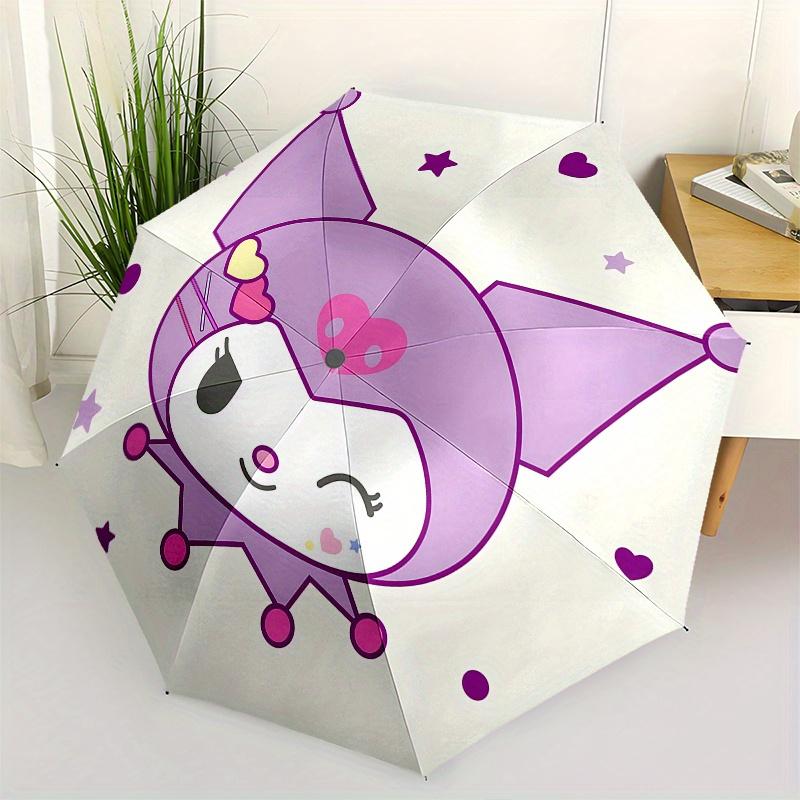 Kuromi Automatic Opening and Closing Parasol Compact Travel Umbrella with 8 Ribs for Women and Men Ideal Birthday/Christmas Gift,Outdoo
Kuromi Automatic Opening and Closing Parasol Compact Travel Umbrella with 8 Ribs for Women and Men Ideal Birthday/Christmas Gift,Outdoo