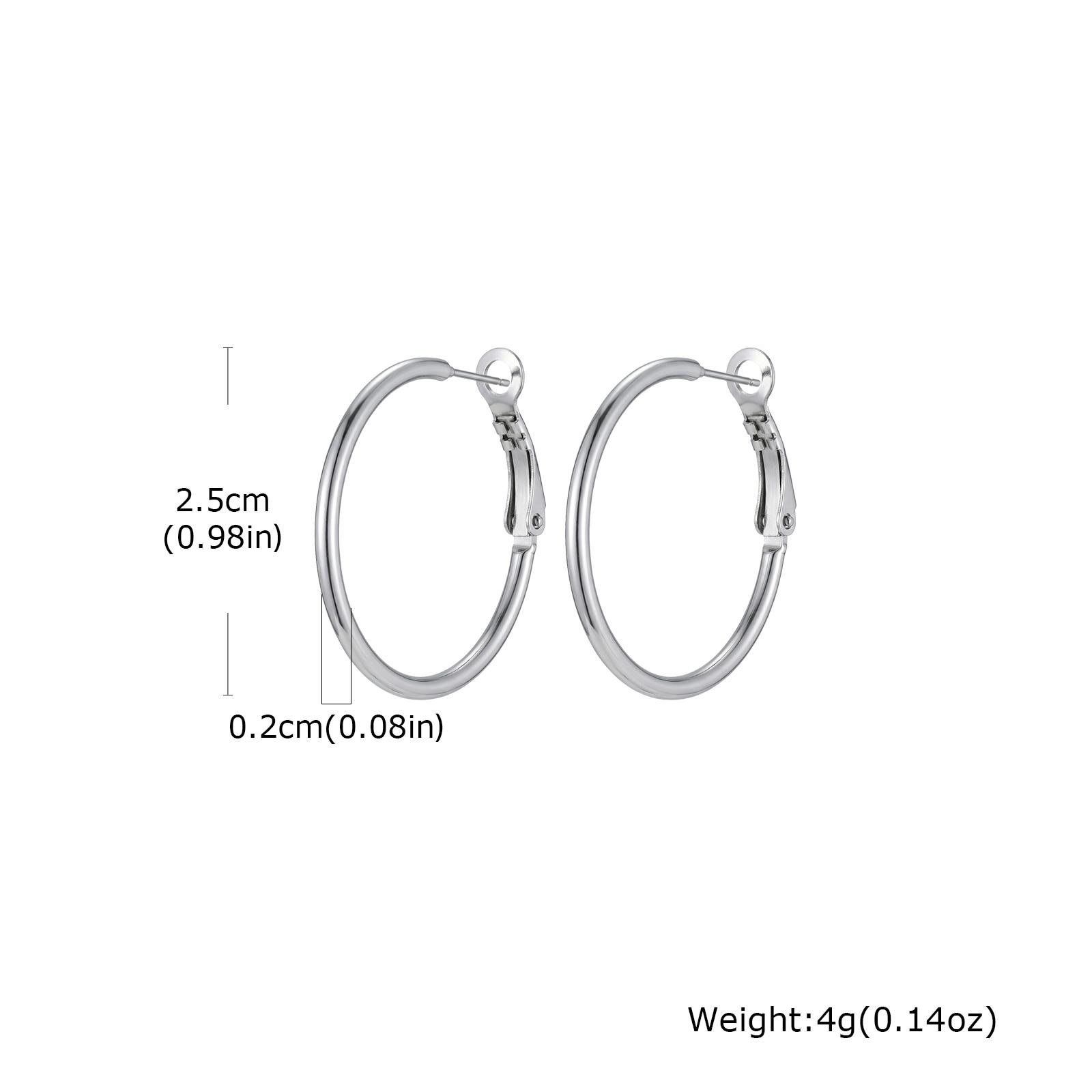 Minimalist Round Hoop Earrings for Women Stainless Steel Geometric Earrings Hip Pop Fashion Jewelry Gift
Minimalist Round Hoop Earrings for Women Stainless Steel Geometric Earrings Hip Pop Fashion Jewelry Gift