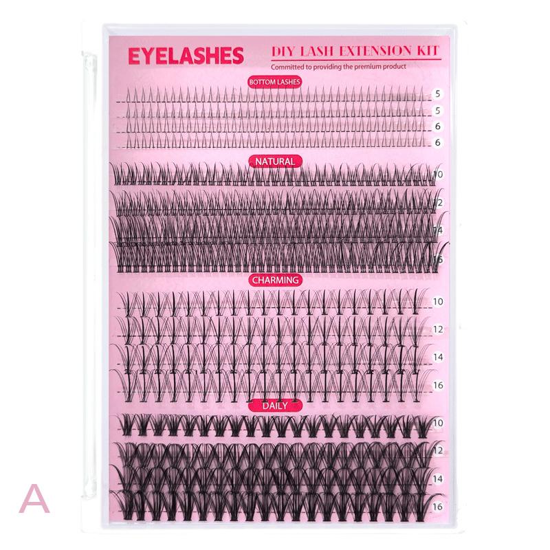 Mix Clusters Eyelash With Bond And Tweezers Makeup Tools Diy Lashes Extension Kit For Lashes Waterproof Eyelashes Set Thick as the picture
Mix Clusters Eyelash With Bond And Tweezers Makeup Tools Diy Lashes Extension Kit For Lashes Waterproof Eyelashes Set Thick as the picture