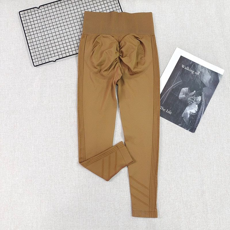 Peach Hip Raise Fitness Pants Women s Fashion Seamless Knitting Sports Breathable High Waist Belly Contracting Ninth Yoga Pants Fall and Winter Dark Coffee S
Peach Hip Raise Fitness Pants Women s Fashion Seamless Knitting Sports Breathable High Waist Belly Contracting Ninth Yoga Pants Fall and Winter Dark Coffee S