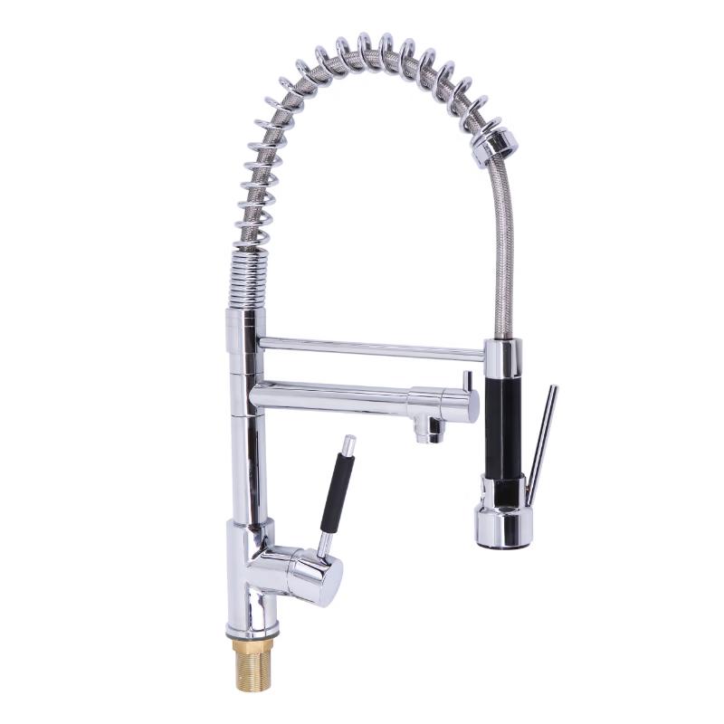 PDS Wall-Mounted Brass Kitchen Faucet with Inductive Sensor
PDS Wall-Mounted Brass Kitchen Faucet with Inductive Sensor