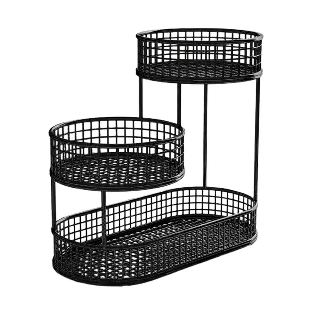 Three-layer Fruit Basket Living Room Snack Storage Organizer Fruit Plate Dessert Plate Kitchen Counter Wire Basket Bowl Stand чёрный
Three-layer Fruit Basket Living Room Snack Storage Organizer Fruit Plate Dessert Plate Kitchen Counter Wire Basket Bowl Stand чёрный