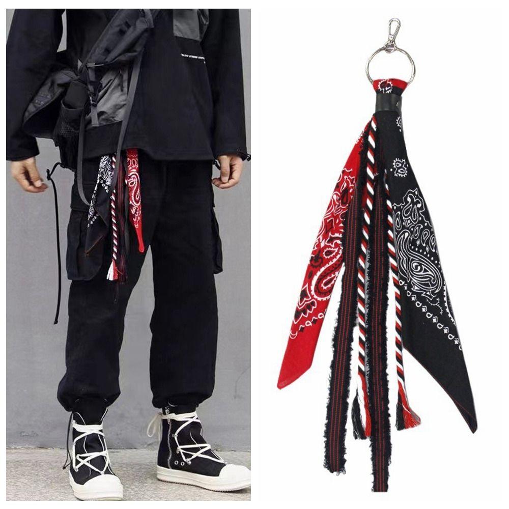 Long Cashew Flower Square Scarf Ribbon Key Chains Street Trousers Chains Jewelry Style 3
Long Cashew Flower Square Scarf Ribbon Key Chains Street Trousers Chains Jewelry Style 3