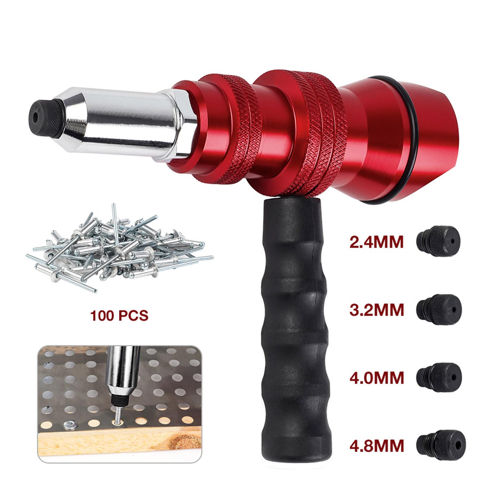 Durability Rivet Guns Adapter with 100Rivets AntiCorrosion Coating Reverse Drill Function for DIY Projects Easy processing 1
Durability Rivet Guns Adapter with 100Rivets AntiCorrosion Coating Reverse Drill Function for DIY Projects Easy processing 1