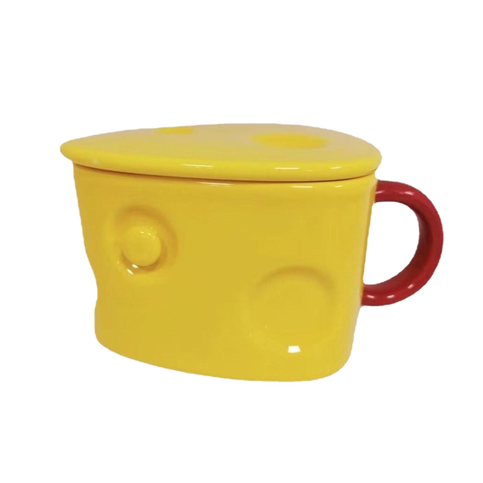 Ceramic Mug Cute Cheese Shape Fashionable Multifunctional Tea Cup with Cover Home Decoration Gift
Ceramic Mug Cute Cheese Shape Fashionable Multifunctional Tea Cup with Cover Home Decoration Gift