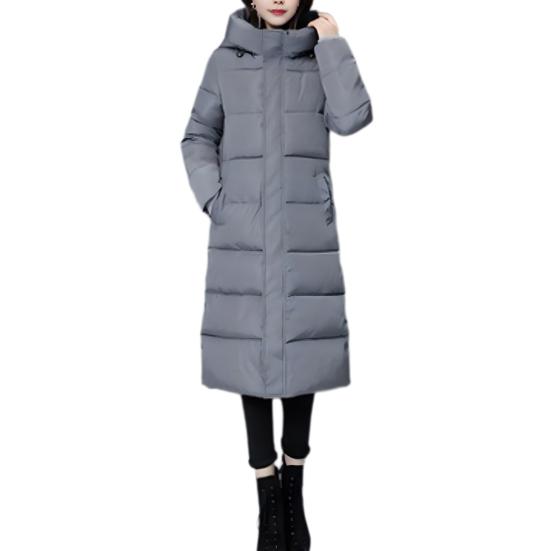 Winter Down Coat Thickened Padded Hooded Stand Collar Knee Length Pockets Zipper Closure Windproof Heat Retention Warm Daily Cold Weather Outwear M
Winter Down Coat Thickened Padded Hooded Stand Collar Knee Length Pockets Zipper Closure Windproof Heat Retention Warm Daily Cold Weather Outwear M