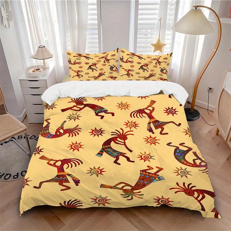3pcs Kokopelli Sun Soft Comfortable Bedding set, For Bedroom, Guest Room And Dorm, All - Season Use, High-Definition Printing183 135x200cm
3pcs Kokopelli Sun Soft Comfortable Bedding set, For Bedroom, Guest Room And Dorm, All - Season Use, High-Definition Printing183 135x200cm