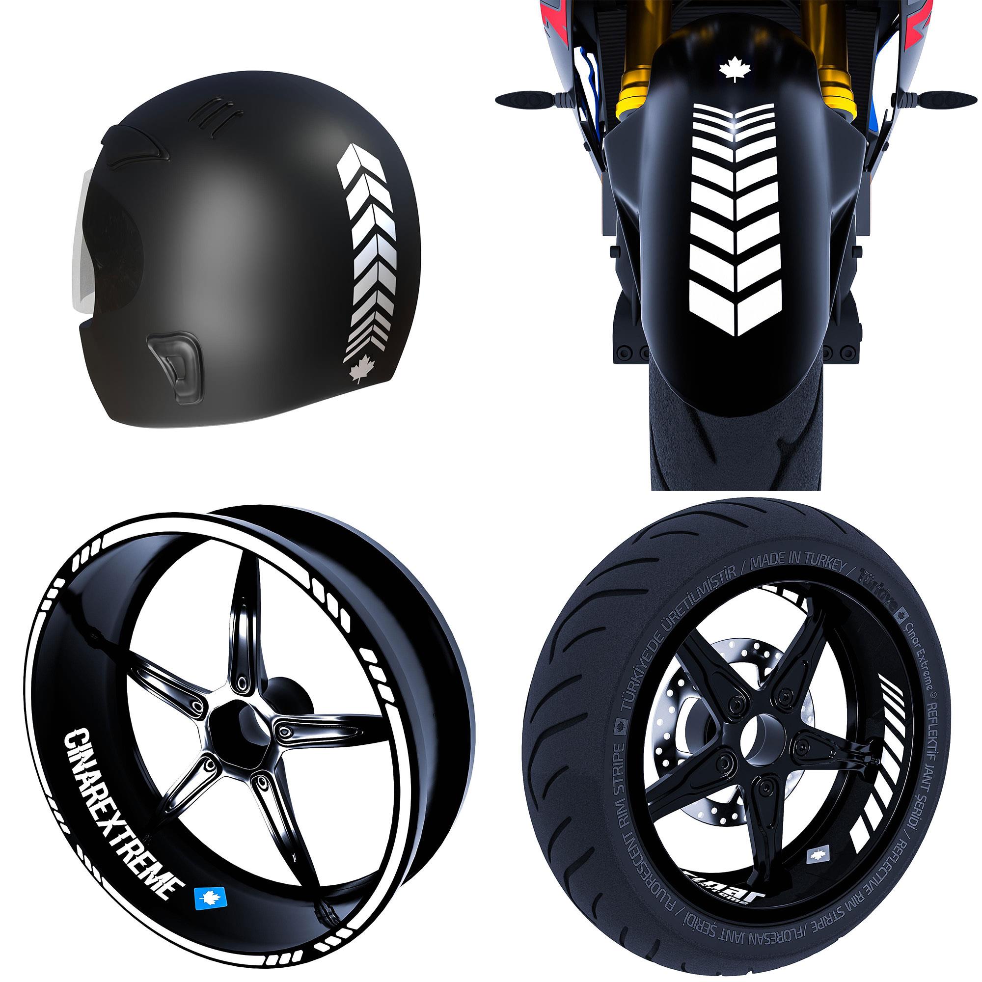 Набор из 4 наклеек Moto Rider, молочно-белый, с внутренней и внешней полосой, шлем и брызговик CinarExtreme
Набор из 4 наклеек Moto Rider, молочно-белый, с внутренней и внешней полосой, шлем и брызговик CinarExtreme