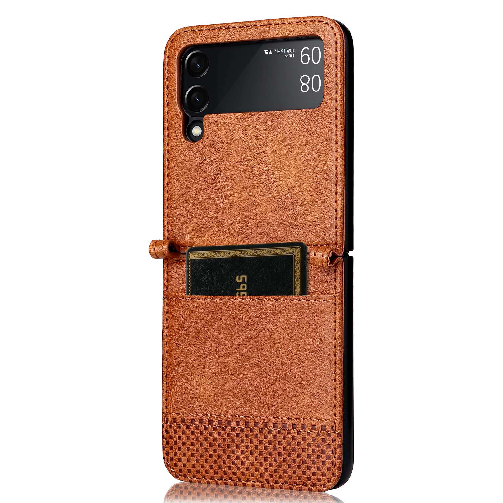 For Samsung Galaxy Z Flip4 5G Anti-fall Phone Cover Vintage Texture One-Piece Design PU Leather Coated PC Phone Case Shell with Card Slot Blue
For Samsung Galaxy Z Flip4 5G Anti-fall Phone Cover Vintage Texture One-Piece Design PU Leather Coated PC Phone Case Shell with Card Slot Blue