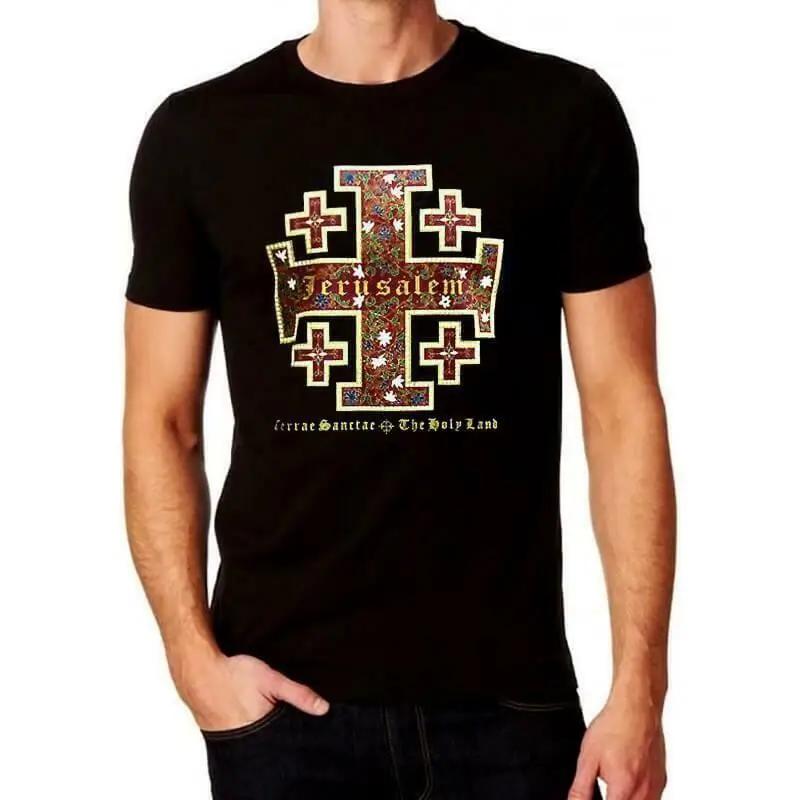 Holy Land Jerusalem Cross T Shirt Summer 100 Cotton ONeck Short Sleeve Casual Mens Tshirt Size S3XL S
Holy Land Jerusalem Cross T Shirt Summer 100 Cotton ONeck Short Sleeve Casual Mens Tshirt Size S3XL S