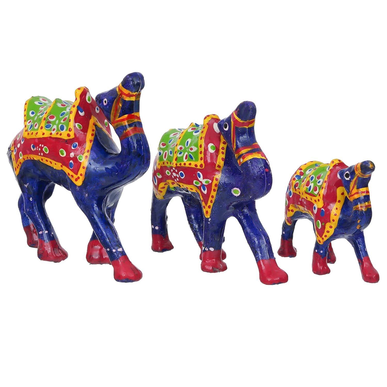 Set of 3 Multicolor Handcrafted Camel Statues Animal Figurines Decorative Showpieces for Home,
Set of 3 Multicolor Handcrafted Camel Statues Animal Figurines Decorative Showpieces for Home,