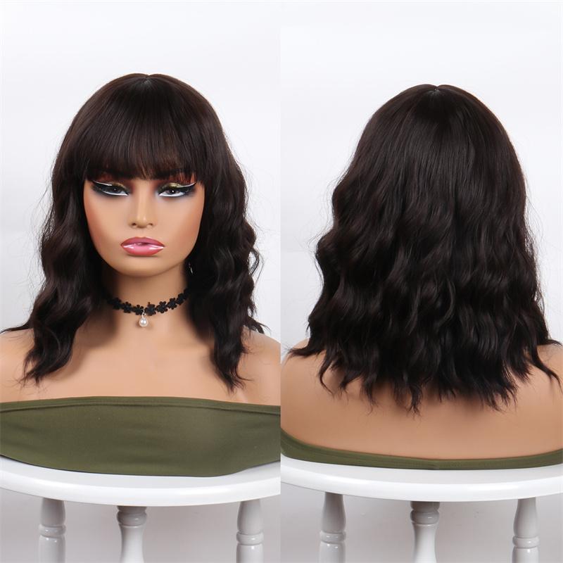 Premium Synthetic Wigs for Women Long Curly Wavy Wig with Bangs Medium Length Bob Drag Queen Hairstyle Wig Cosplay Costume коричневий
Premium Synthetic Wigs for Women Long Curly Wavy Wig with Bangs Medium Length Bob Drag Queen Hairstyle Wig Cosplay Costume коричневий